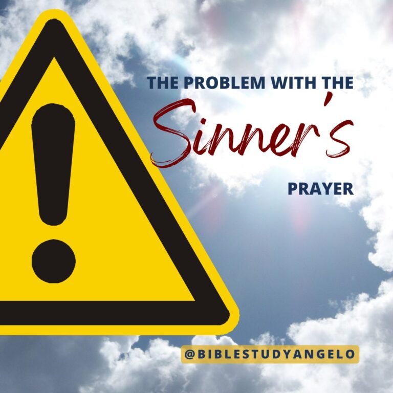 The Problem with the Sinner's Prayer - Bible Study with Angelo